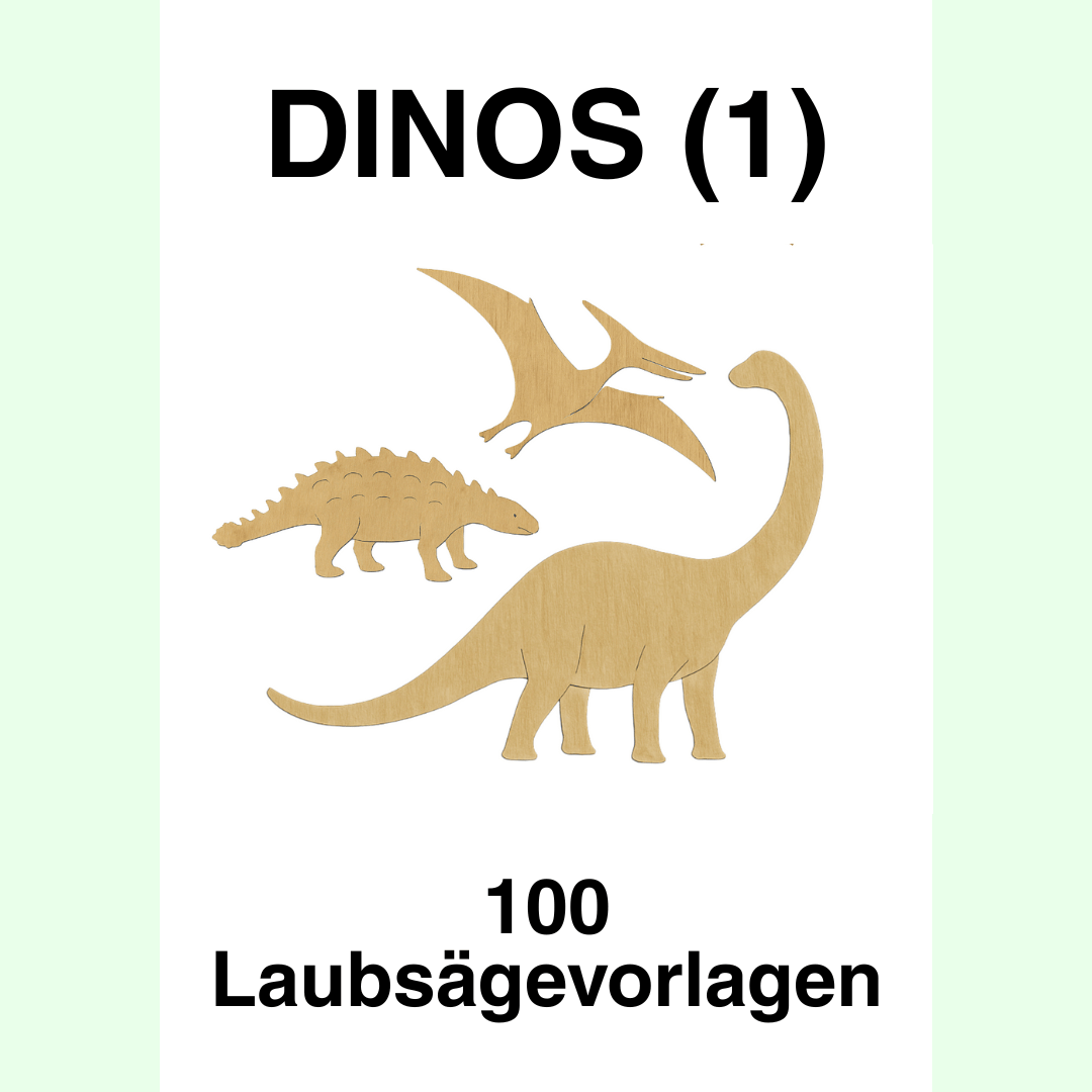 DINOS (1) 100 wunderschöne Laubsägevorlagen (DIN A4) PDF