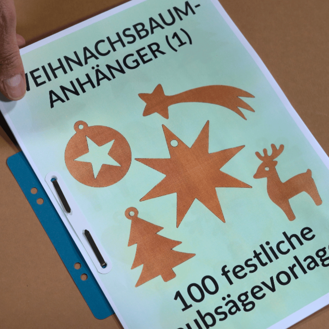 WEIHNACHTSBAUMANHÄNGER (1) 100 wunderschöne Laubsägevorlagen (DIN A4) PDF