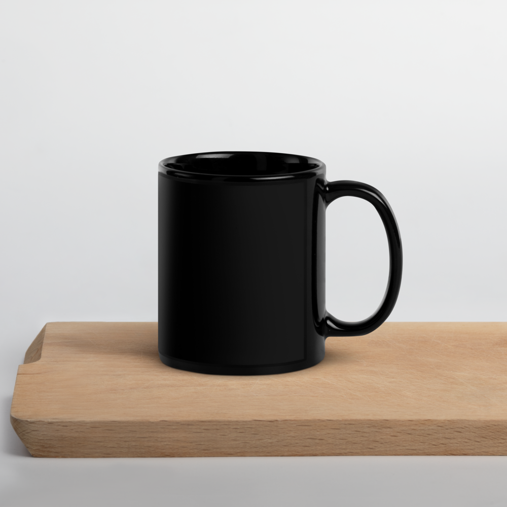 Wunderschöne Pferdetasse – Schwarze Keramik mit naturgetreuem Motiv