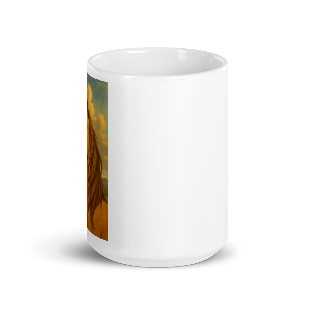 Magisches Einhorn – Weiße, glänzende Tasse