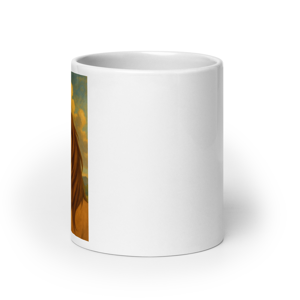 Magisches Einhorn – Weiße, glänzende Tasse