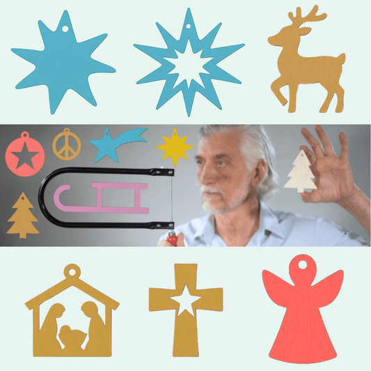 WEIHNACHTSBAUMANHÄNGER (1) 100 wunderschöne Laubsägevorlagen (DIN A4) PDF