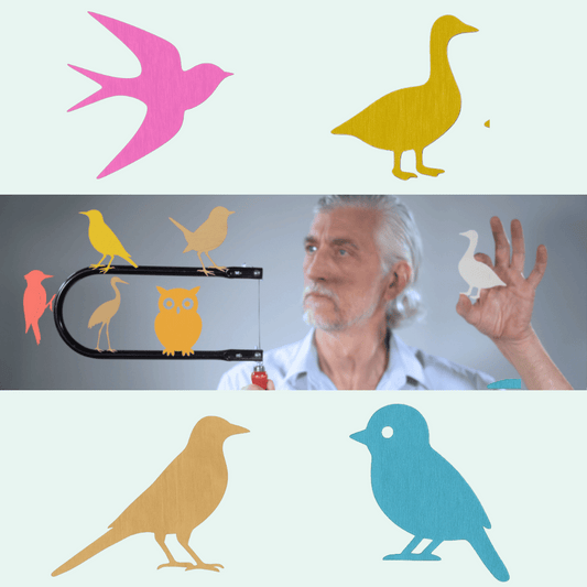 VÖGEL (1) 220 wunderschöne Laubsägevorlagen (DIN A4) PDF