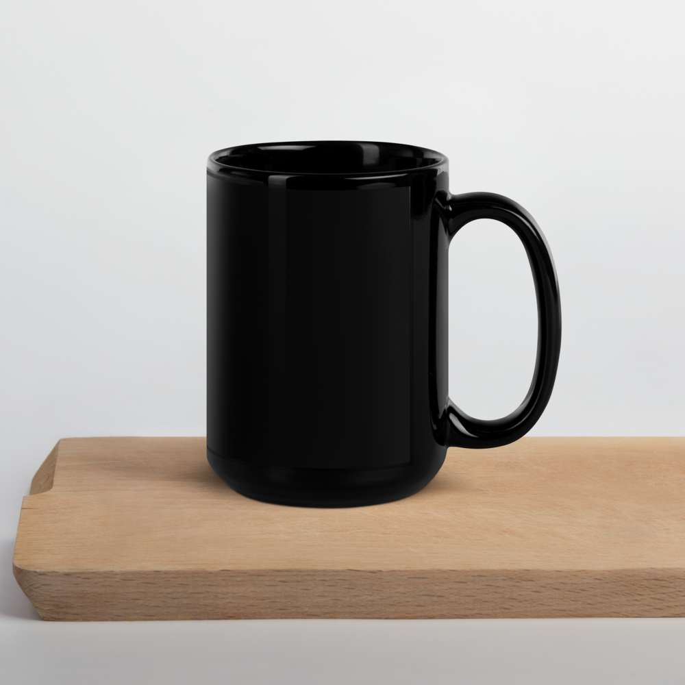 Wunderschöne Pferdetasse – Schwarze Keramik mit naturgetreuem Motiv